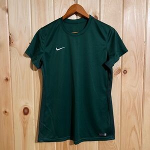 Nike Women's Dark Green Jersey Top